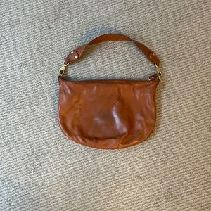 Clare V. Moyen messenger bag in tan neptune